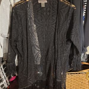 Band of Gypsies Sweaters - Band of Gypsies Fringe Coverup Band of Gypsies Sweaters - Band of Gypsies Fringe Coverup